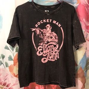 Elton John crop top